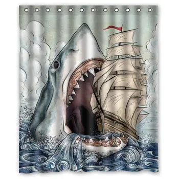 Special Popular Shark Art Pattern Waterproof Bathroom Decor,Polyester Fabric Shower Curtains ,60"(w) x 72"(h)
Special Popular Shark Art Pattern Waterproof Bathroom Decor,Polyester Fabric Shower Curtains ,60"(w) x 72"(h)