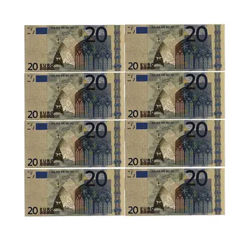 Color Euro Banknotes 10pcs/lot 20 EUR Gold Foil Banknote for Collection and Gifts EU Money Exquisite Craft
Color Euro Banknotes 10pcs/lot 20 EUR Gold Foil Banknote for Collection and Gifts EU Money Exquisite Craft