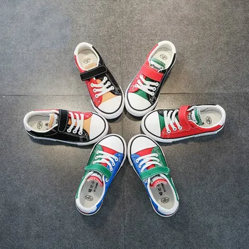 Girls Shoes Patchwork Canvas Shoes Casual Baby Sneakers Kids Shoes 2018 Autumn New Korean Version Boys Shoes Toddler Flats 23-36
Girls Shoes Patchwork Canvas Shoes Casual Baby Sneakers Kids Shoes 2018 Autumn New Korean Version Boys Shoes Toddler Flats 23-36