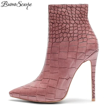 Sexy Zipper Ankle Boots Shoes For Woman Ladies Sexy Stilettos Pointed Toe Yellow Beige Pink Boots Stone Grains Color High Heels
Sexy Zipper Ankle Boots Shoes For Woman Ladies Sexy Stilettos Pointed Toe Yellow Beige Pink Boots Stone Grains Color High Heels