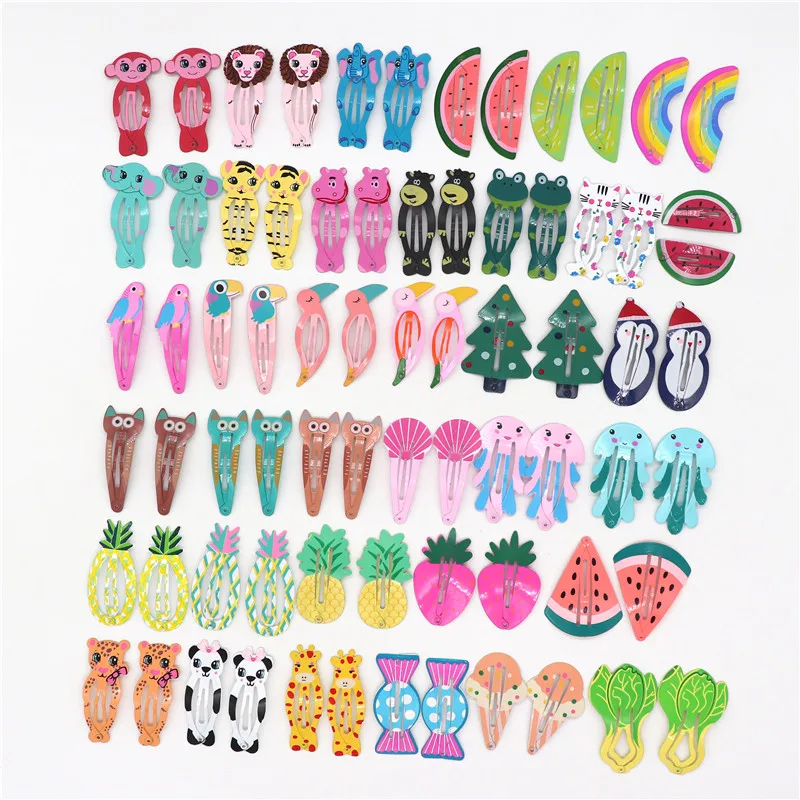 10Pcs//Set Women Animal//Mermaid// Hairpins Girls Barrettes Hair Clips BB Hair Clip