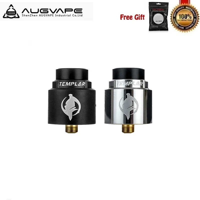 Augvape Templar RDA Vape Tank 24mm PC Top Cover Electronic Cigarette Atomizer Flavor Chasing Velocity Clamp System Low Profile
Augvape Templar RDA Vape Tank 24mm PC Top Cover Electronic Cigarette Atomizer Flavor Chasing Velocity Clamp System Low Profile