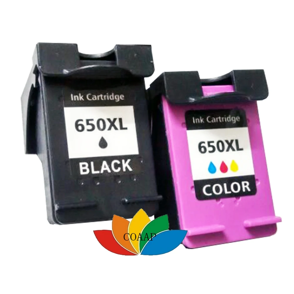 2 x Compatible Ink Cartridge for HP 650XL Black & Tri-color for hp Deskjet 1015 1515 2515 2545 2645 3515 4645 Printer
2 x Compatible Ink Cartridge for HP 650XL Black & Tri-color for hp Deskjet 1015 1515 2515 2545 2645 3515 4645 Printer