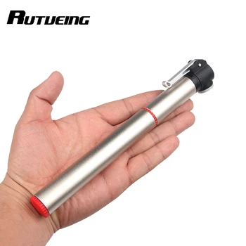 RUTVEING Bike Pumps Mini Aluminum Alloy Pocket Pumps 120 psi Light Bicycle Pump High Pressure Tire Inflator Bike Accessories
RUTVEING Bike Pumps Mini Aluminum Alloy Pocket Pumps 120 psi Light Bicycle Pump High Pressure Tire Inflator Bike Accessories