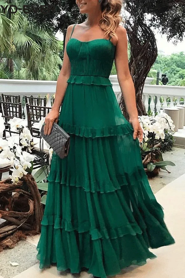 Elegant Woman Dress 2019 Spring Summer Ruffles Boho Maxi Dresses Spaghetti Strap Dinner Vestido
Elegant Woman Dress 2019 Spring Summer Ruffles Boho Maxi Dresses Spaghetti Strap Dinner Vestido