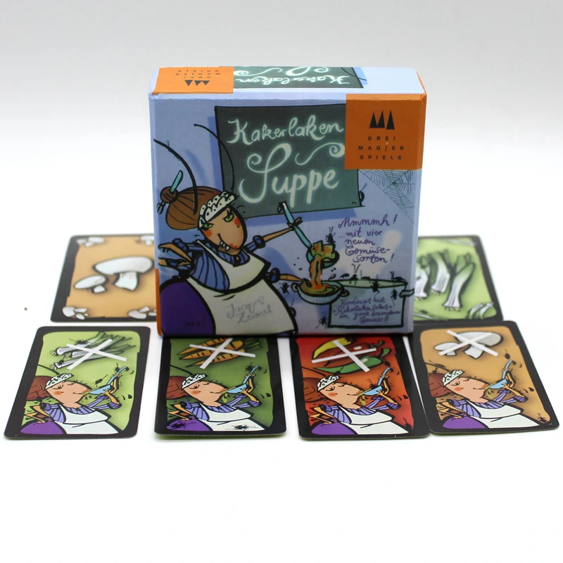 kakerlaken suppe poker Cockroach Card Game kakerlakensuppe Children Board Game Very Suitable For The Family Indoor Board Games
kakerlaken suppe poker Cockroach Card Game kakerlakensuppe Children Board Game Very Suitable For The Family Indoor Board Games
