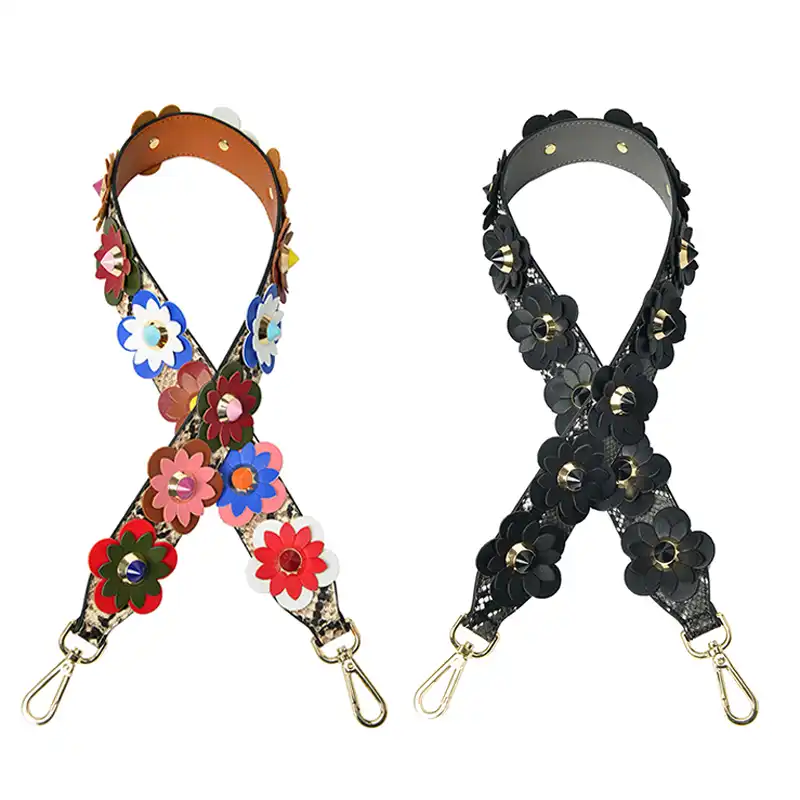 flower purse strap