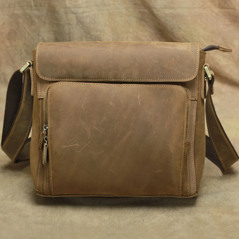 2019 Fashion unisex zipper shoulder bag genuine leather women and men casual retro style postman crossbody bag
2019 Fashion unisex zipper shoulder bag genuine leather women and men casual retro style postman crossbody bag