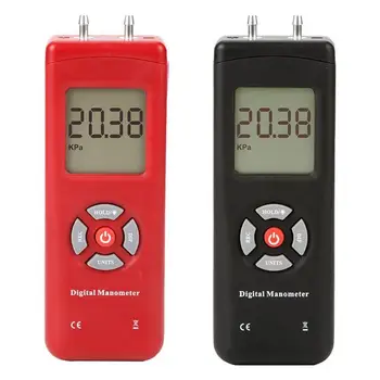 Handheld Digital Dual-port Manometer Professional pressure gauge Differential Air Pressure Tester Pressure Measuring Instruments
Handheld Digital Dual-port Manometer Professional pressure gauge Differential Air Pressure Tester Pressure Measuring Instruments