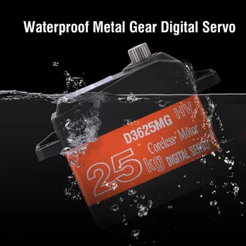 HDKJ D3625 Waterproof Servo Metal Gear Digital Servo 180 Degree 25KG High Torque Servos for RC Model Car Speed Boats Parts
HDKJ D3625 Waterproof Servo Metal Gear Digital Servo 180 Degree 25KG High Torque Servos for RC Model Car Speed Boats Parts