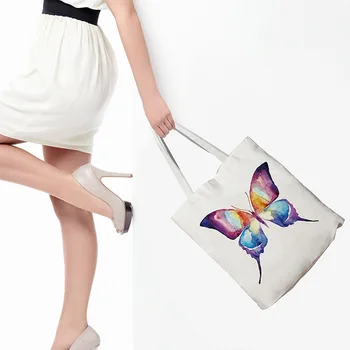 15PCS / LOT Shopping Bag Environmental Canvas Women Butterfly Printed Reusable Tote Pouch Casual Folding Girls Simple Bag
15PCS / LOT Shopping Bag Environmental Canvas Women Butterfly Printed Reusable Tote Pouch Casual Folding Girls Simple Bag
