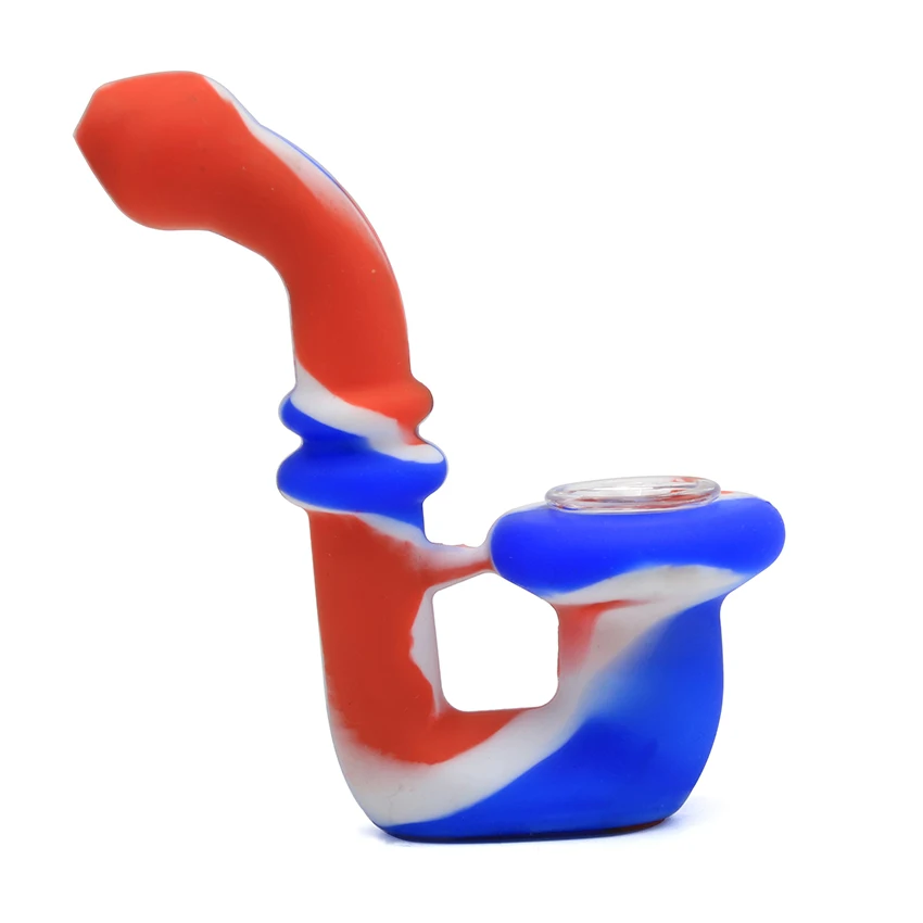 EKJ ZY006 Drop Shipping Wholesale L Style Silicone Smoking Pipe With Glass Bowl Popular Tobacco Hookah Shisha Cigarette Pipe
EKJ ZY006 Drop Shipping Wholesale L Style Silicone Smoking Pipe With Glass Bowl Popular Tobacco Hookah Shisha Cigarette Pipe
