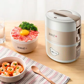 Bear 2 Layer Multi Electric Lunch Box 1.6L for Home and Office Mini Rice Cooker Box Container Reservation Timing
Bear 2 Layer Multi Electric Lunch Box 1.6L for Home and Office Mini Rice Cooker Box Container Reservation Timing