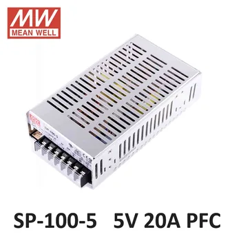 MEAN WELL SP-100-5 Switching Power Supply 5V 20A 100W PFC function 85-264VAC input Meanwell LED power supply driver DC 20A 5V
MEAN WELL SP-100-5 Switching Power Supply 5V 20A 100W PFC function 85-264VAC input Meanwell LED power supply driver DC 20A 5V