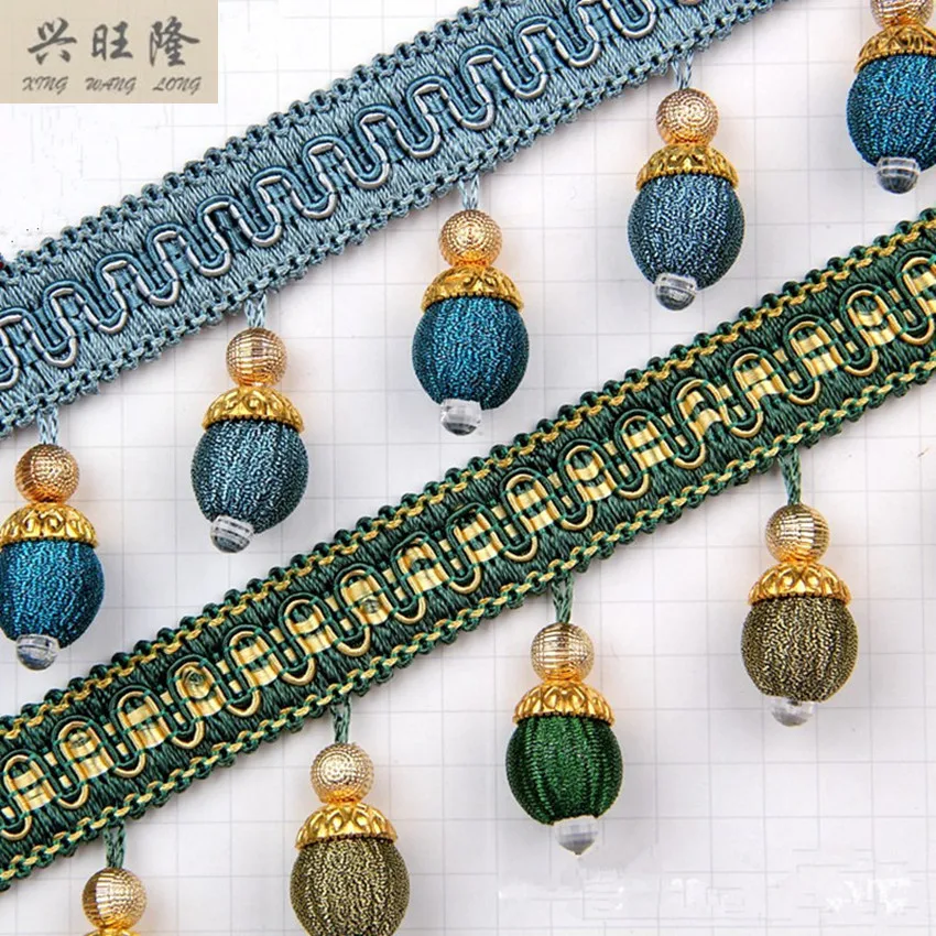 XWL 12Yards/Lot 6cm Wide Beads Curtain Lace Accessories Tassel Fringes Trim Ribbons DIY For Curtain Sofa Veil Sofa Home Decor
XWL 12Yards/Lot 6cm Wide Beads Curtain Lace Accessories Tassel Fringes Trim Ribbons DIY For Curtain Sofa Veil Sofa Home Decor