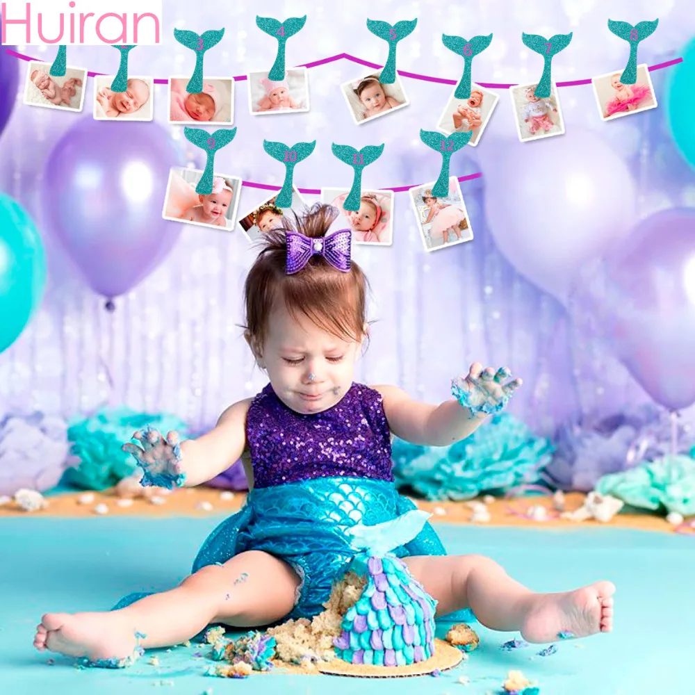 Huiran 13pcs Mermaid Tail Banner Happy Birhday Photo Frame Happy Birthday Decoration Tail Mermaid Birthday Decor Baby Shower
Huiran 13pcs Mermaid Tail Banner Happy Birhday Photo Frame Happy Birthday Decoration Tail Mermaid Birthday Decor Baby Shower