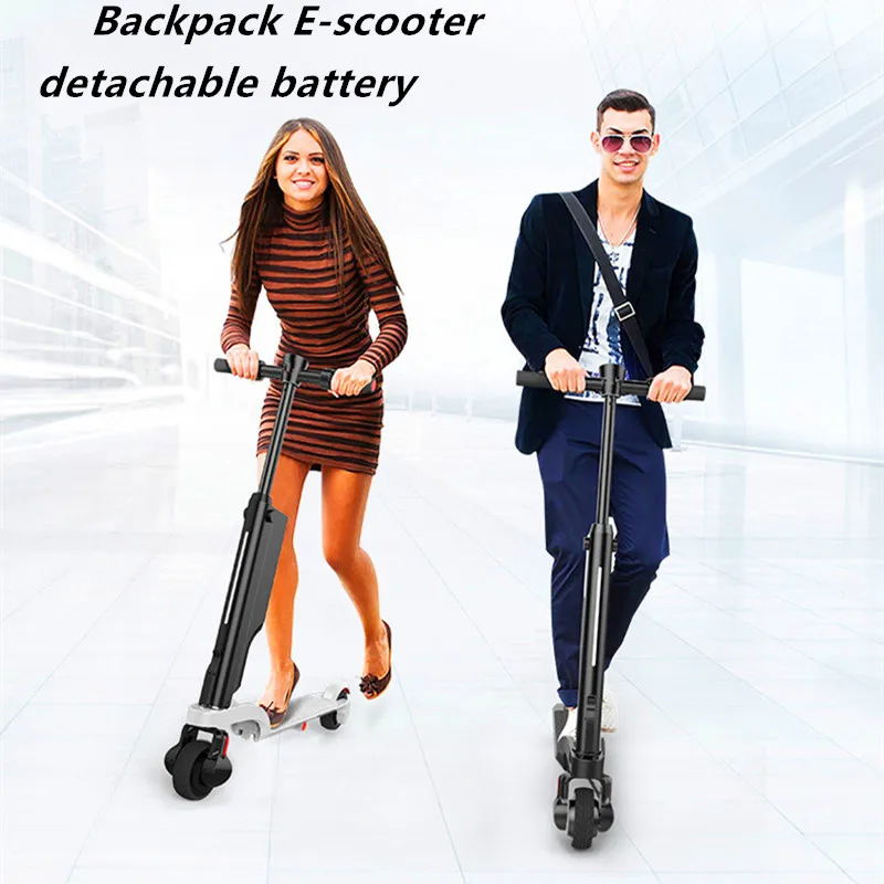 Newest design foldable backpack 250w electric kick scooter with bluetooth speaker
Newest design foldable backpack 250w electric kick scooter with bluetooth speaker