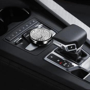 Silver Gold Diamond Style Car Center Gear Shift Switch Cover Trim For Audi A4 B9 2017 & A5 2018
Silver Gold Diamond Style Car Center Gear Shift Switch Cover Trim For Audi A4 B9 2017 & A5 2018