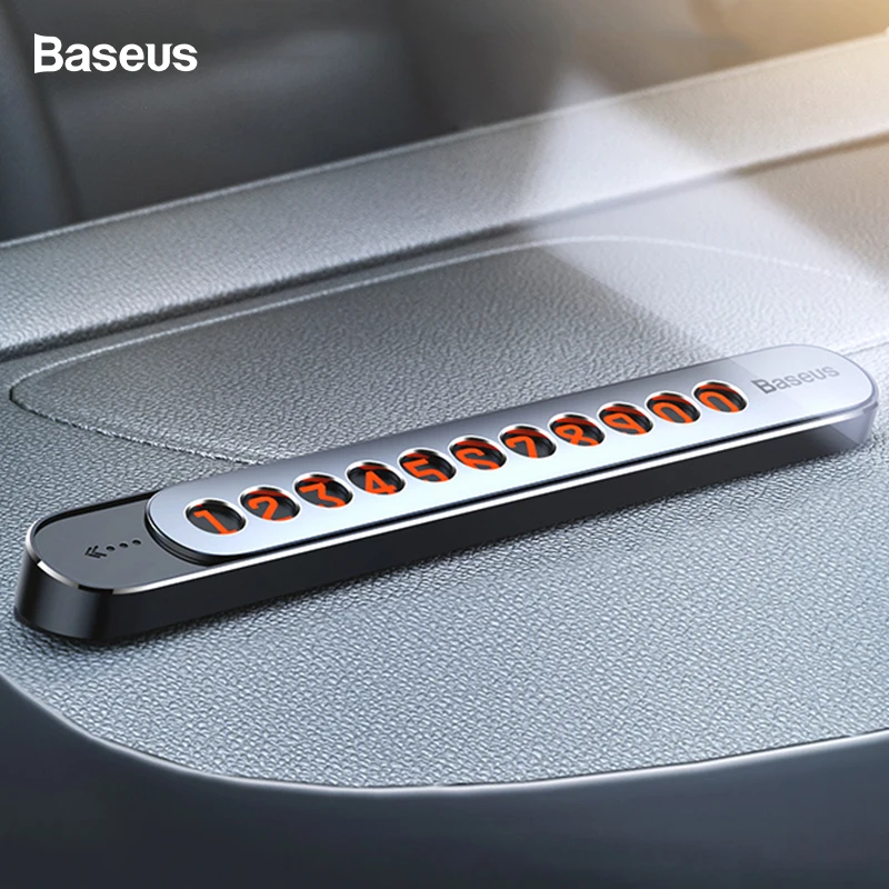 Baseus Car Temporary Parking Card Phone Number Card Plate Luminous Telephone Number Car Park Car Styling Stickers Accessories
Baseus Car Temporary Parking Card Phone Number Card Plate Luminous Telephone Number Car Park Car Styling Stickers Accessories