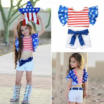 2019 New Fashion US Infant Baby Girl July 4th Independence Day Top+Jeans Pants Holiday Clothes Set Flag Of The US Independence
2019 New Fashion US Infant Baby Girl July 4th Independence Day Top+Jeans Pants Holiday Clothes Set Flag Of The US Independence