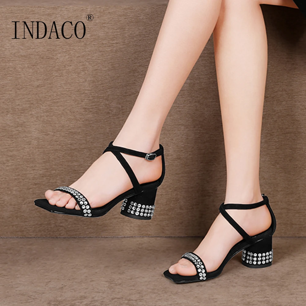 Sandals Women Summer Shoes Women Sandals Summer Footwear Rhinestone Black Cover Heel Sandals
Sandals Women Summer Shoes Women Sandals Summer Footwear Rhinestone Black Cover Heel Sandals