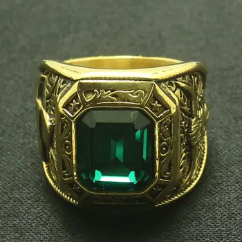 Men Boys 316L Stainless Steel Cool Big Green Stone Cowboy Ring Great Gift For Friend
Men Boys 316L Stainless Steel Cool Big Green Stone Cowboy Ring Great Gift For Friend