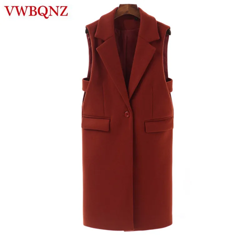 Caramel color Black Women Warm Wool Sleeveless Outerwear Plus size Ladies Slim Elegant Medium long Woolen Vest Jacket Coat 4XL
Caramel color Black Women Warm Wool Sleeveless Outerwear Plus size Ladies Slim Elegant Medium long Woolen Vest Jacket Coat 4XL
