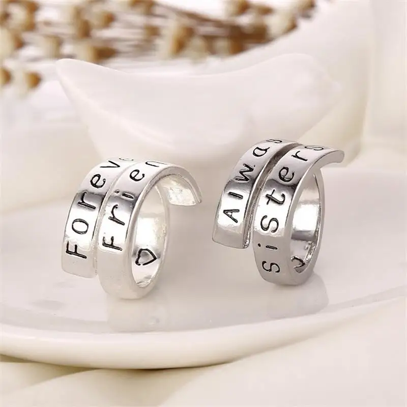 The New Friendship Rings For Best Friends a Pair of Rings Forever Friends To The Best Friends Rings Gift
The New Friendship Rings For Best Friends a Pair of Rings Forever Friends To The Best Friends Rings Gift