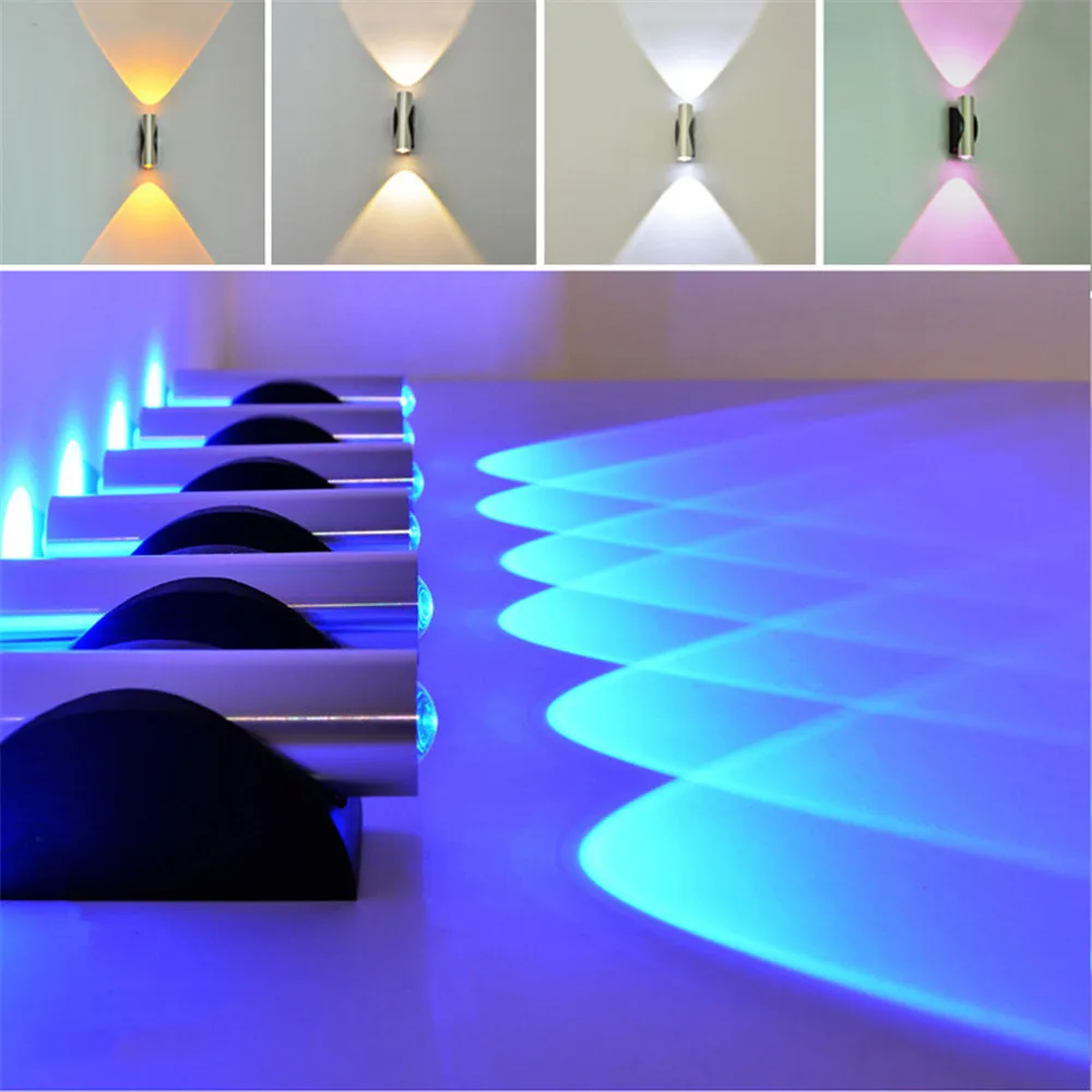 Indoor Lighting Fashion aluminum LED Wall Lamps 2W / 4W / 6W AC100V/220V Wall Sconce bedroom LED Cold / Warm White Colorful
Indoor Lighting Fashion aluminum LED Wall Lamps 2W / 4W / 6W AC100V/220V Wall Sconce bedroom LED Cold / Warm White Colorful