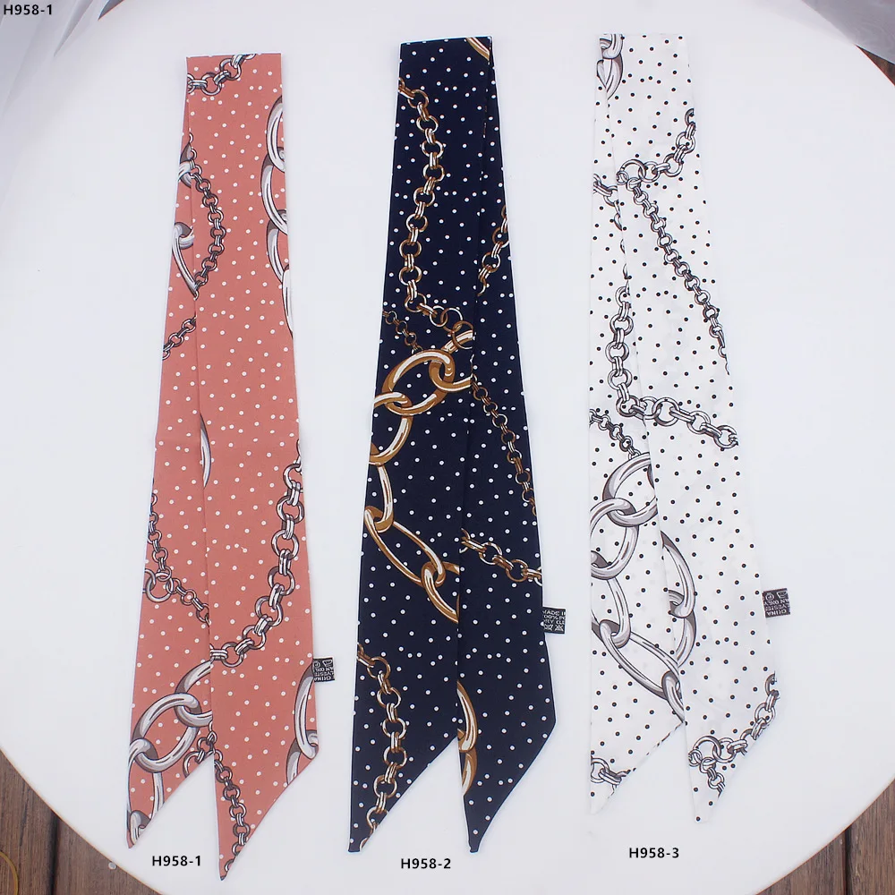 2019 Luxury Silk Small Women Fashion narrow Head Bag Scarf Flower Print Hair Handle Tie Ribbon Scarf Wholesale H958
2019 Luxury Silk Small Women Fashion narrow Head Bag Scarf Flower Print Hair Handle Tie Ribbon Scarf Wholesale H958