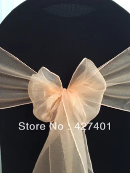 High Quality Peach Organza Sash / Organza Chair Bow For Wedding Event & Party Decoration
High Quality Peach Organza Sash / Organza Chair Bow For Wedding Event & Party Decoration