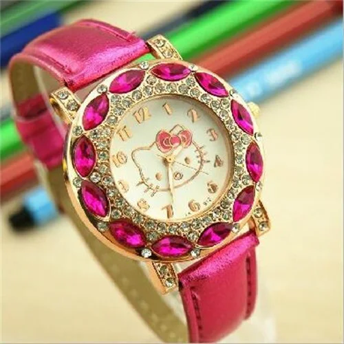 MINHIN Brand Design Leather Watchband Cat Print Watch 5 Colors Children Girls Women Dress Fashion Crystal Quartz Wrist Watch
MINHIN Brand Design Leather Watchband Cat Print Watch 5 Colors Children Girls Women Dress Fashion Crystal Quartz Wrist Watch