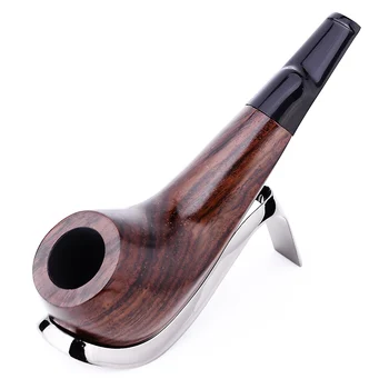 1pc Classic Brown Ebony Wood pipe Bent Type Smoking Pipe With Filter Tips Polished Surface Tobacco pipe Smoker Gifts for Men
1pc Classic Brown Ebony Wood pipe Bent Type Smoking Pipe With Filter Tips Polished Surface Tobacco pipe Smoker Gifts for Men