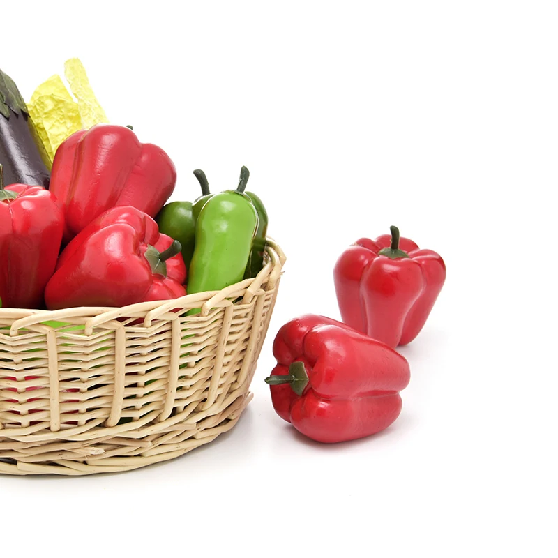 1 Piece EVA Artificial Vegetables Pepper Green Red Peppers Vegetable Store Decor Props Kids Cognitive Aids Pretend Play
1 Piece EVA Artificial Vegetables Pepper Green Red Peppers Vegetable Store Decor Props Kids Cognitive Aids Pretend Play
