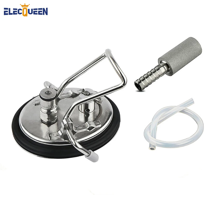 Carbonation Keg Lid,Stainless Steel Cornelius Style Keg Carbonation Lid With 2 Micron Diffusion Air Stone & Beer Tube Hose
Carbonation Keg Lid,Stainless Steel Cornelius Style Keg Carbonation Lid With 2 Micron Diffusion Air Stone & Beer Tube Hose