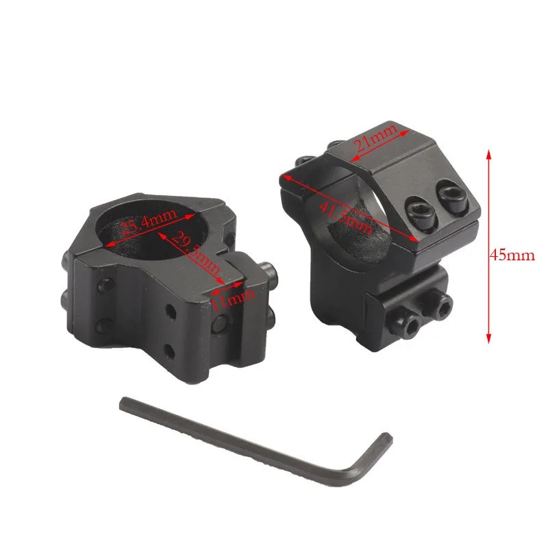 Mizugiwa 2pcs/pair Rifle Scope Mount 25.4mm ring 11mm Dovetail Rail Low Profile Mount fit Air Gun Laser Light Scope Hunting Caza
Mizugiwa 2pcs/pair Rifle Scope Mount 25.4mm ring 11mm Dovetail Rail Low Profile Mount fit Air Gun Laser Light Scope Hunting Caza