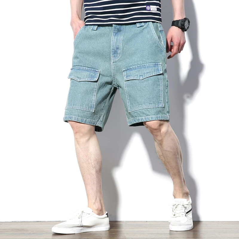 2019 Summer Harajuku Casual Solid Cotton Jeans Shorts Men Short Pants Fashion Multi-Pockets Bermuda Denim Shorts Mens Plus Size
2019 Summer Harajuku Casual Solid Cotton Jeans Shorts Men Short Pants Fashion Multi-Pockets Bermuda Denim Shorts Mens Plus Size
