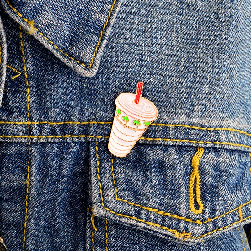 Cartoon cute straw drink enamel lapel pin brooches pin pack hat badge backpack jeans accessory Fashion jewelry pins wholesale
Cartoon cute straw drink enamel lapel pin brooches pin pack hat badge backpack jeans accessory Fashion jewelry pins wholesale