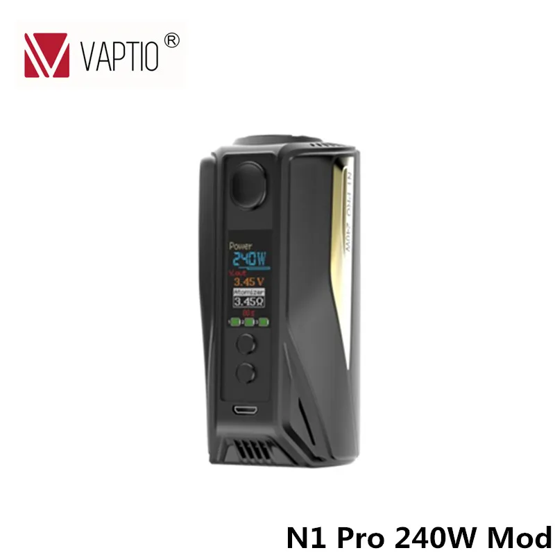 Оригинальный vaptio поле mod 240 Вт TC Создано 18650 ячеек электронной сигареты без VS Joyetech