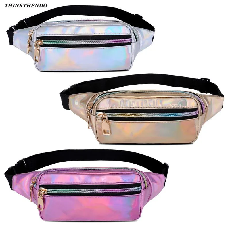 THINKTHENDO 2019 New Fashion PU Laser Holographic Fanny Pack Waterproof Bum Bag Travel Hip Bags for Womens Girls
THINKTHENDO 2019 New Fashion PU Laser Holographic Fanny Pack Waterproof Bum Bag Travel Hip Bags for Womens Girls