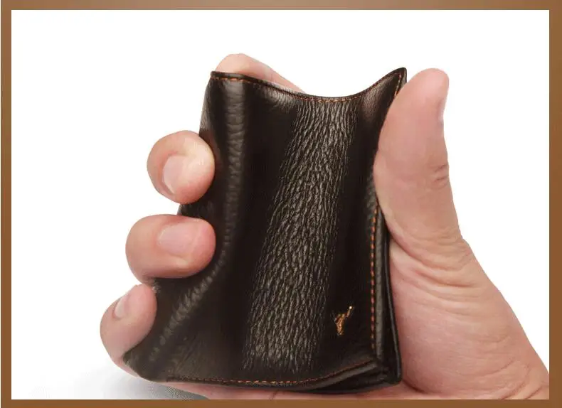 Vintage Men Genuine Leather Brand Luxury Wallet Short Slim Male Purses Money Clip Credit Card Cowhide Horizontal Wallet
Vintage Men Genuine Leather Brand Luxury Wallet Short Slim Male Purses Money Clip Credit Card Cowhide Horizontal Wallet