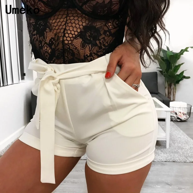 Umeko High Waist Shorts White Minimalist Trousers Women Sexy Club Sashes Form Spring Fitting Short Pants With Pockets
Umeko High Waist Shorts White Minimalist Trousers Women Sexy Club Sashes Form Spring Fitting Short Pants With Pockets