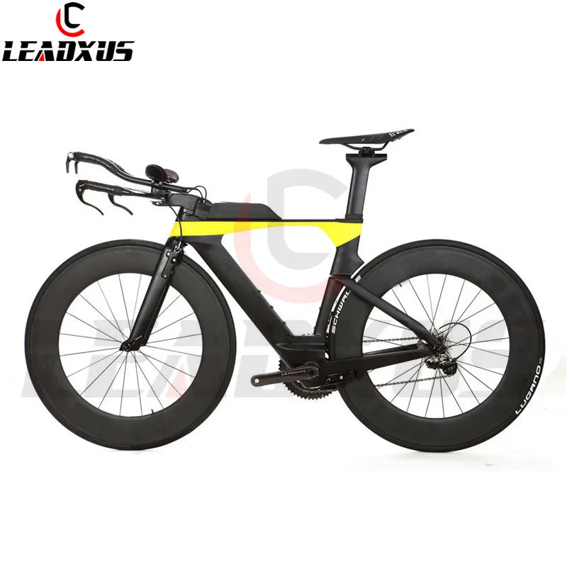 

Leadxus Kx3000 Tt Complete Bike Time Triathlon Bicycle Carbon Frame+88mm Carbon Wheel+handlebar+r8000 Group+saddle