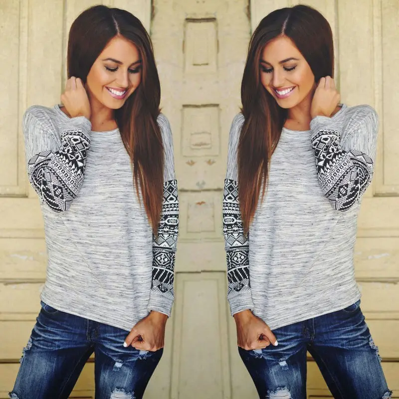 2016 New Women Knitted T Shirt Casual Long Sleeve Striped Tops Women Patchwork Top Shirt Knitwear Outerwear Spring T Shirt Women
2016 New Women Knitted T Shirt Casual Long Sleeve Striped Tops Women Patchwork Top Shirt Knitwear Outerwear Spring T Shirt Women