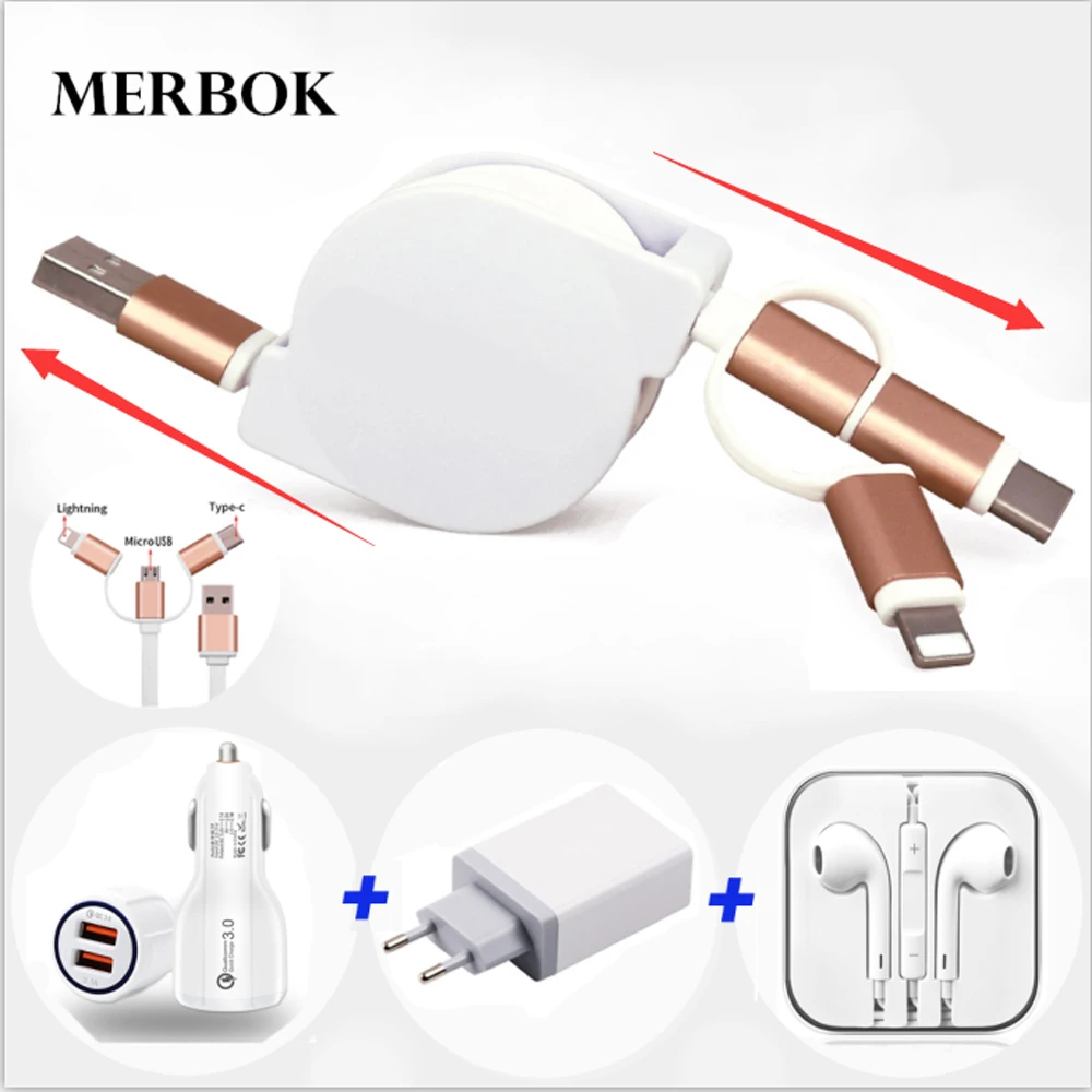 3 in 1 Retractable usb type c Date Cable For General Mobile Gm 8 Go Gm8 Gm 6 Gm 5 Quick Car Charger EU Wall Charger Plug Adapter
3 in 1 Retractable usb type c Date Cable For General Mobile Gm 8 Go Gm8 Gm 6 Gm 5 Quick Car Charger EU Wall Charger Plug Adapter
