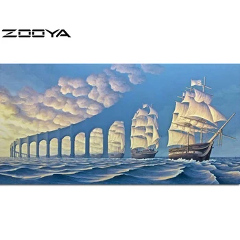ZOOYA DIY Diamond Embroidery Painting Sea Sailboat 100% Total Area, Highlight The Diamond Itself Needlework Set Diamond AT1310
ZOOYA DIY Diamond Embroidery Painting Sea Sailboat 100% Total Area, Highlight The Diamond Itself Needlework Set Diamond AT1310