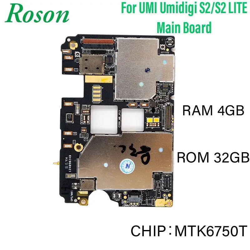 

Roson for Main board for Mobile Phone Umi Umidigi S2/S2 LITE, RAM 4G ROM 32G CHIP MTK6750T Octa Core Original New