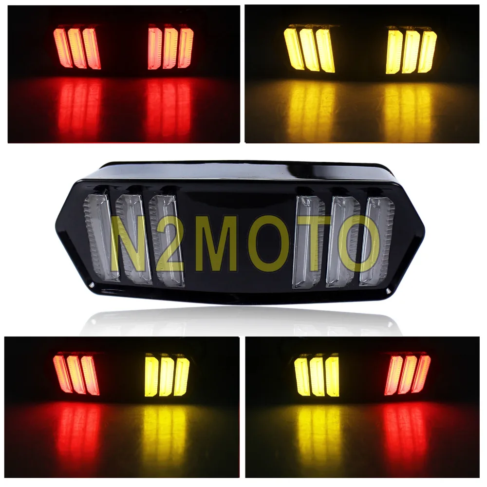 Motorcycle LED Red Taillight Amber Turn Signal Indicator Tail Brake Light for HONDA CB 650 CBR 650 F CTX 700 N MSX 125 2013-2016
Motorcycle LED Red Taillight Amber Turn Signal Indicator Tail Brake Light for HONDA CB 650 CBR 650 F CTX 700 N MSX 125 2013-2016