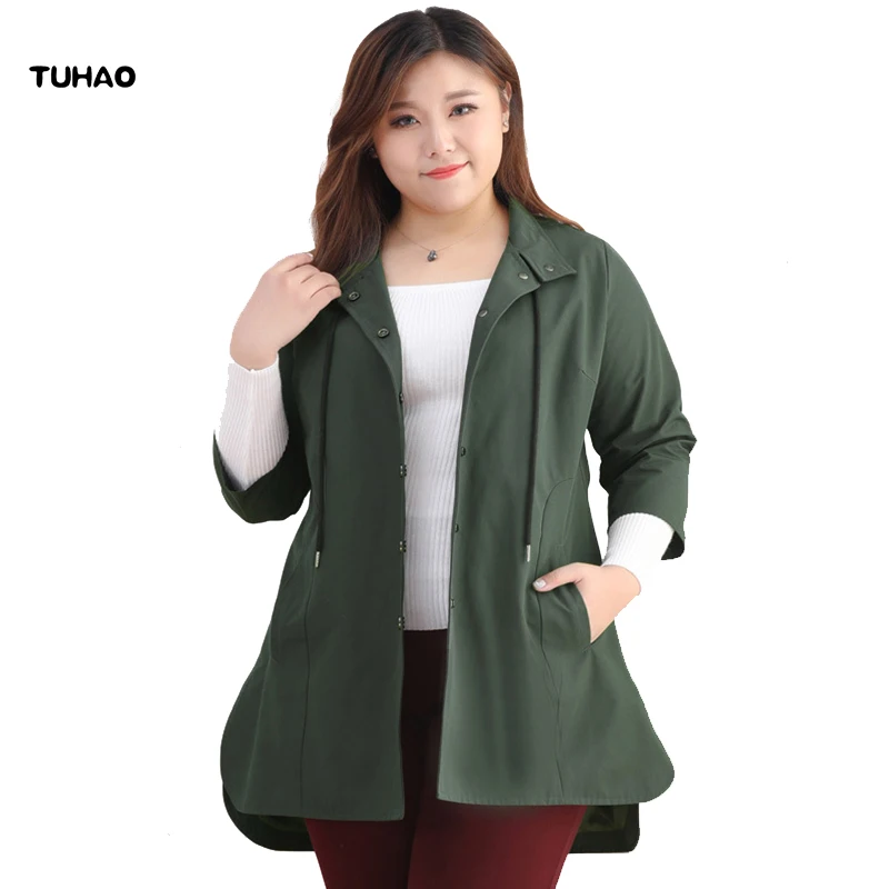 TUHAO Plus Size 10XL 9XL 8XL Trench Coat for Women Casual Coat WomenOvercoat OFFICE LADY Big Sizes Clothing for Femme MS
TUHAO Plus Size 10XL 9XL 8XL Trench Coat for Women Casual Coat WomenOvercoat OFFICE LADY Big Sizes Clothing for Femme MS