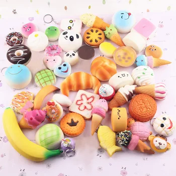 Besegad 10Pcs Funny Kawaii Squishy Artificial key Chain Bread Croissant Loaf Cake ice cream Toys for Adults Anti Stress Anxiety
Besegad 10Pcs Funny Kawaii Squishy Artificial key Chain Bread Croissant Loaf Cake ice cream Toys for Adults Anti Stress Anxiety